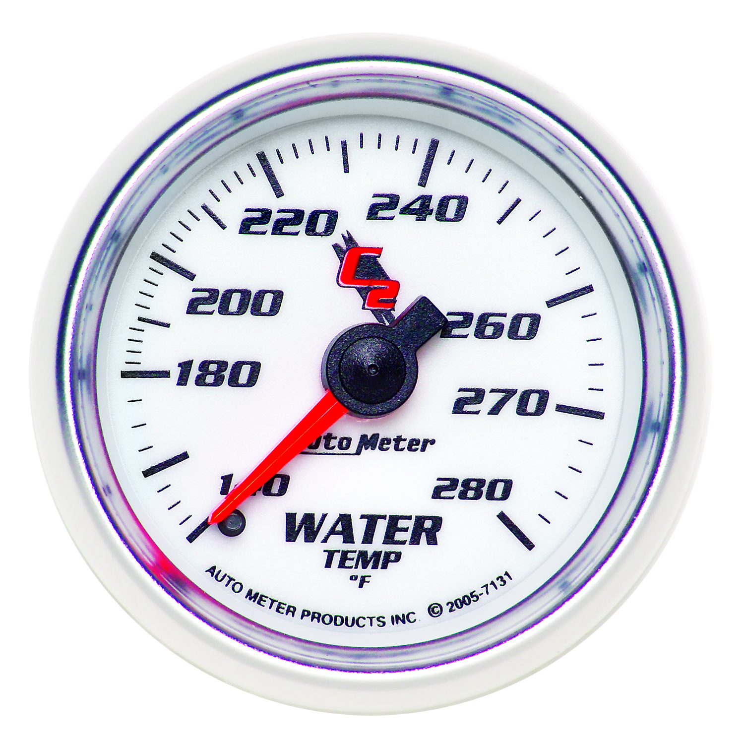 AutoMeter 2-1/16 In. WATER TEMPERATURE, 140-280 Fahrenheit, C2